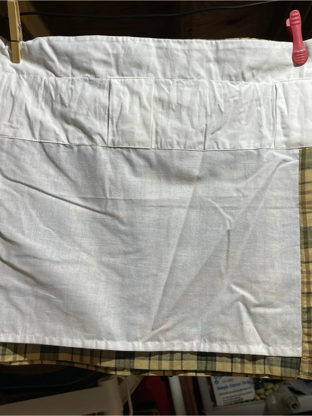 Cider Mills Plaid Valance